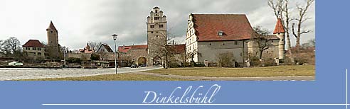 Dinkelsbühl - Ostansicht des Altstadtrings